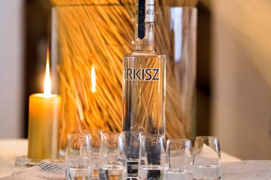 Wódka Orkisz w nowej eleganckiej butelce