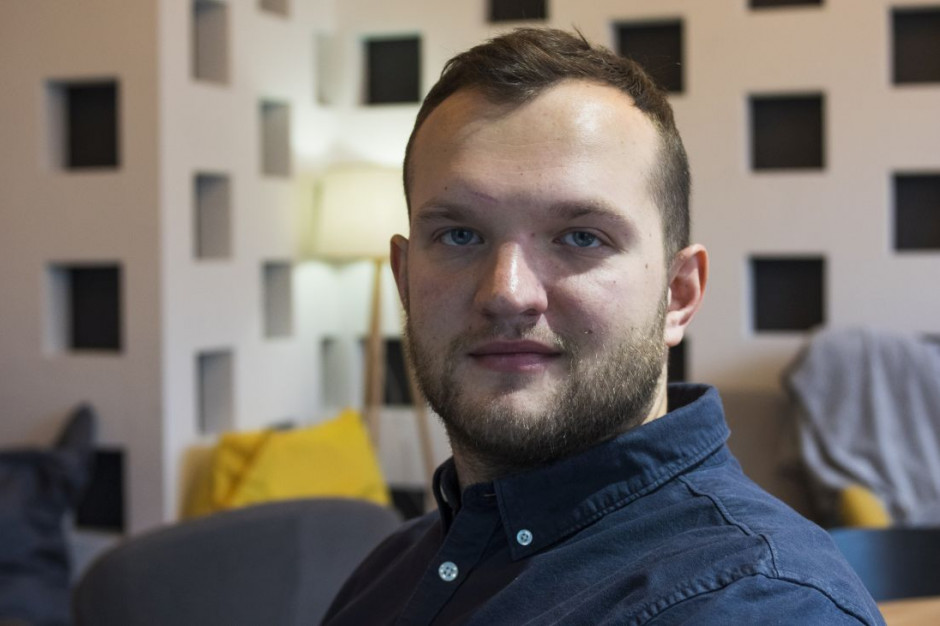 Mateusz Kwiatkowski, założyciel kawiarni #tag