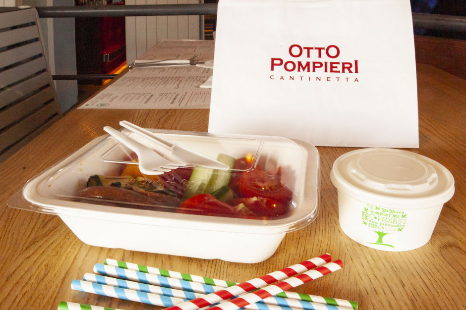 Restauracja Otto Pompieri wycofała plastikowe słomki i wprowadziła ekologiczne opakowania