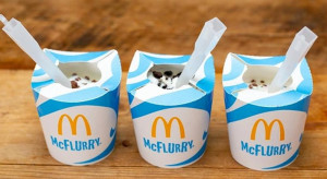 McDonald's wycofa plastikowe wieczka na lody McFlurry