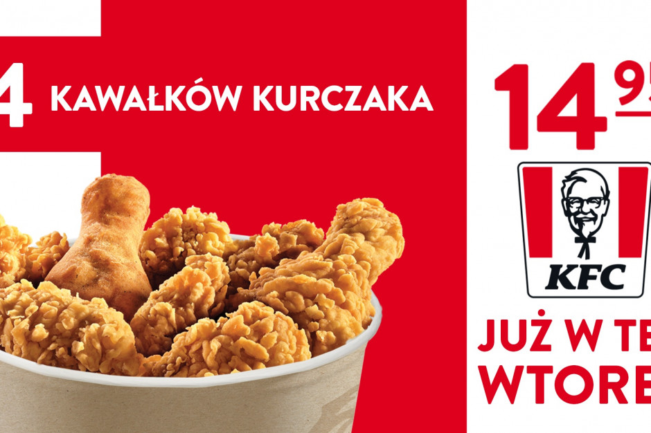 KFC wraca z promocją Wtorkowy Kubełek