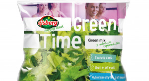 Mieszanka sałat z młodym szpinakiem – Green mix marki Eisberg