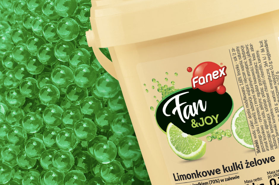 Oferta sklepu Fanex została wzbogacona o oryginalne dodatki do deserów – kulki żelowe Fan&Joy.  / fot. materiały prasowe