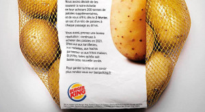 Francuski Burger King rozdaje klientom worki z ziemniakami