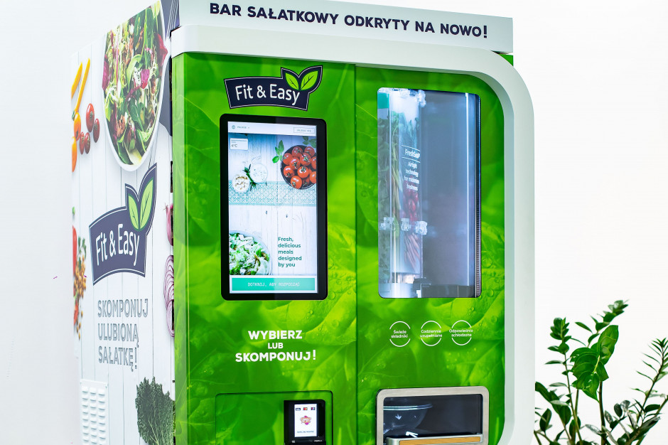 Green Factory testuje vendingowy bar sałatkowy