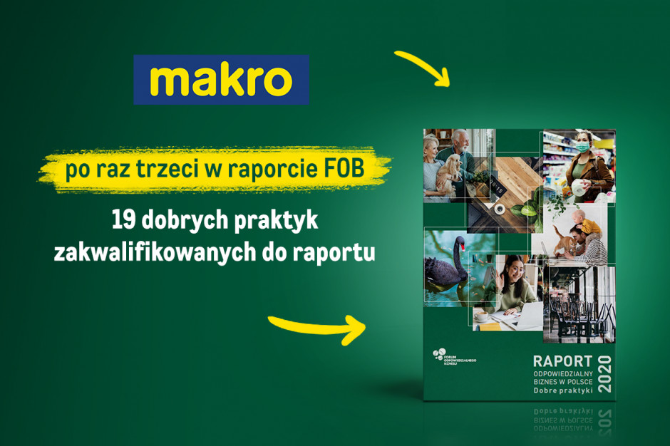 MAKRO Polska  wyróżnione w raporcie „Odpowiedzialny biznes w Polsce”