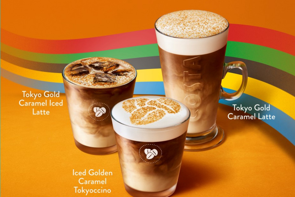 Costa Coffee wprowadza do menu 3 nowe kawy na bazie karmelu