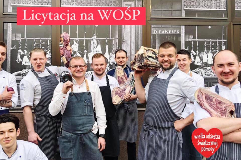 Aukcje WOŚP: Grill i 5 kg najlepszego polskiego mięsa od Butchery&Wine