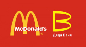 Wujek Wania zastąpi McDonald's w Rosji? Logo to przewrócone ''złote łuki''
