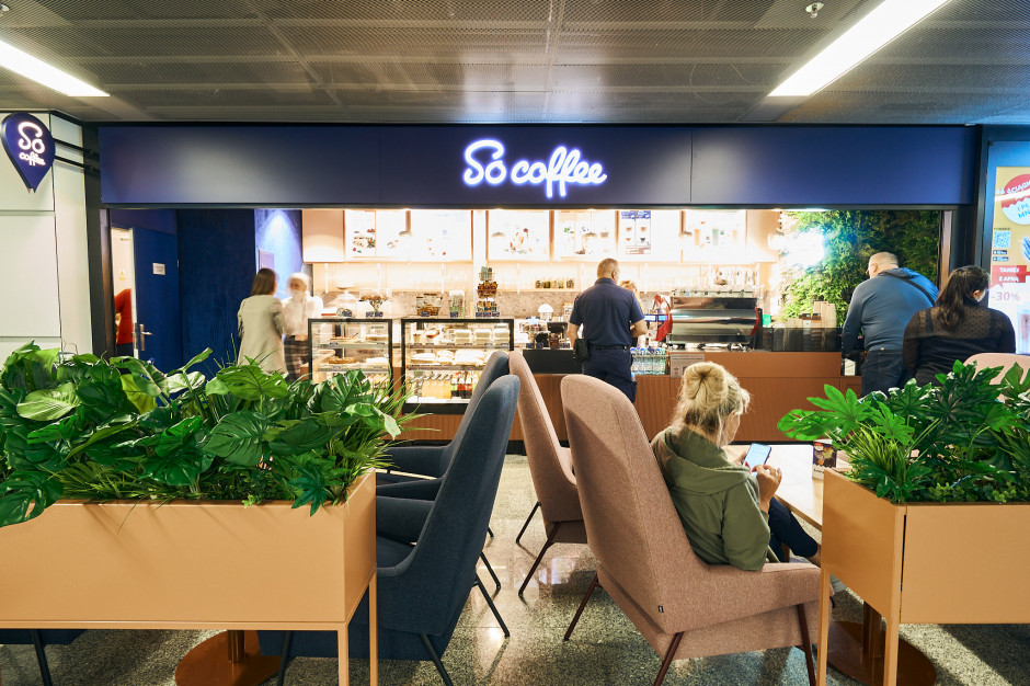 Nowa odsłona kawiarni So Coffee na Lotnisku Chopina w Warszawie
