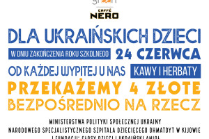 Green Caffè Nero w dzień zakończenia roku szkolnego wspiera Ukraińskie dzieci