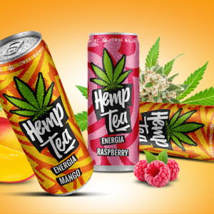 Blowek promuje nową linię produktów Hemp Tea. Są dostępne w Żabce