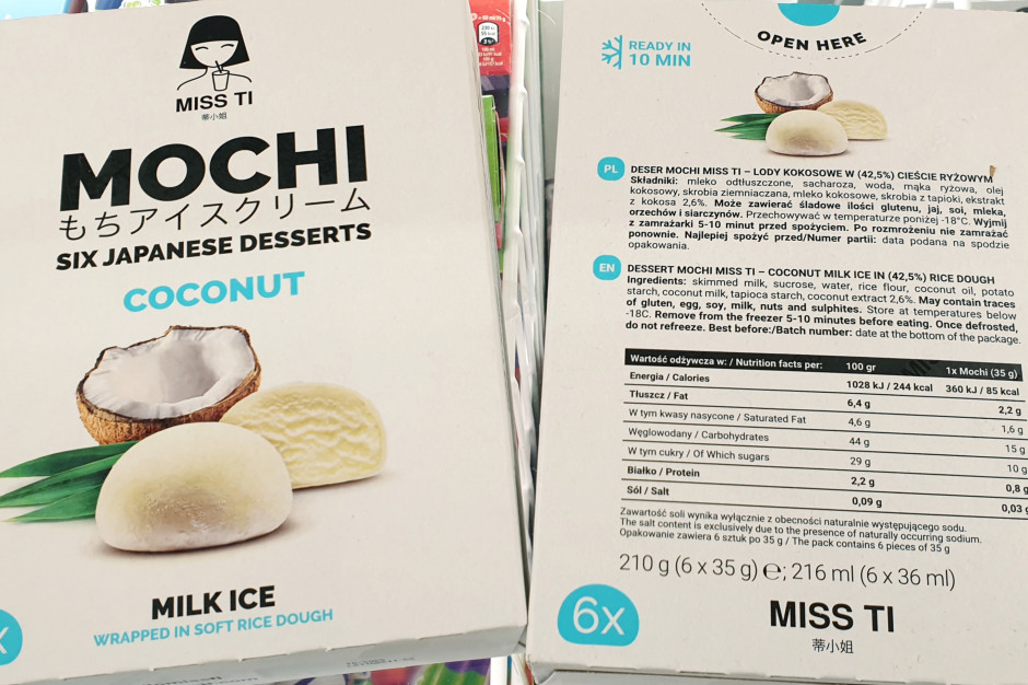 Nowe lody Mochi Miss Ti mają kokosowy smak. Znikną z Biedronek tak jak te z mango?
