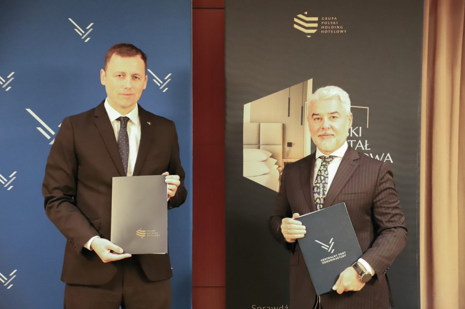 Centralny Port Komunikacyjny podpisał list intencyjny z Polskim Holdingiem Hotelowym
