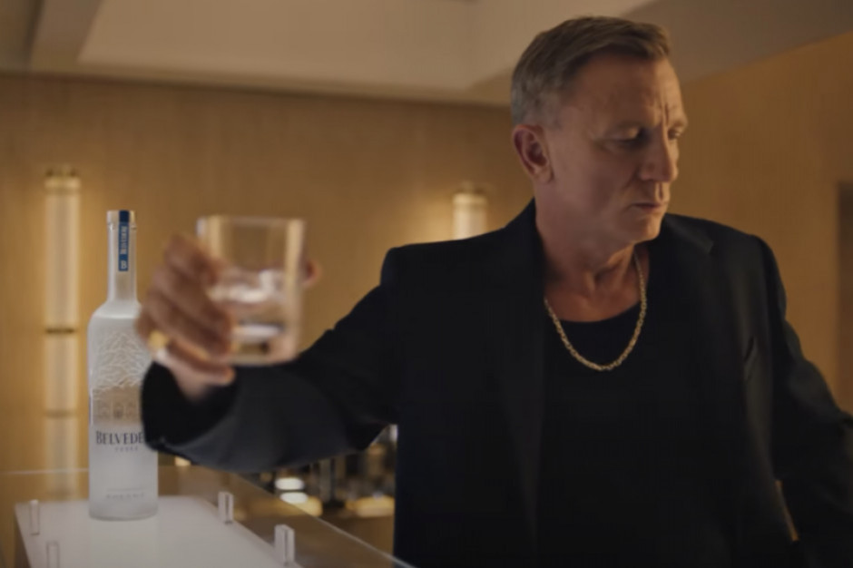 Daniel Craig reklamuje wódkę Belvedere