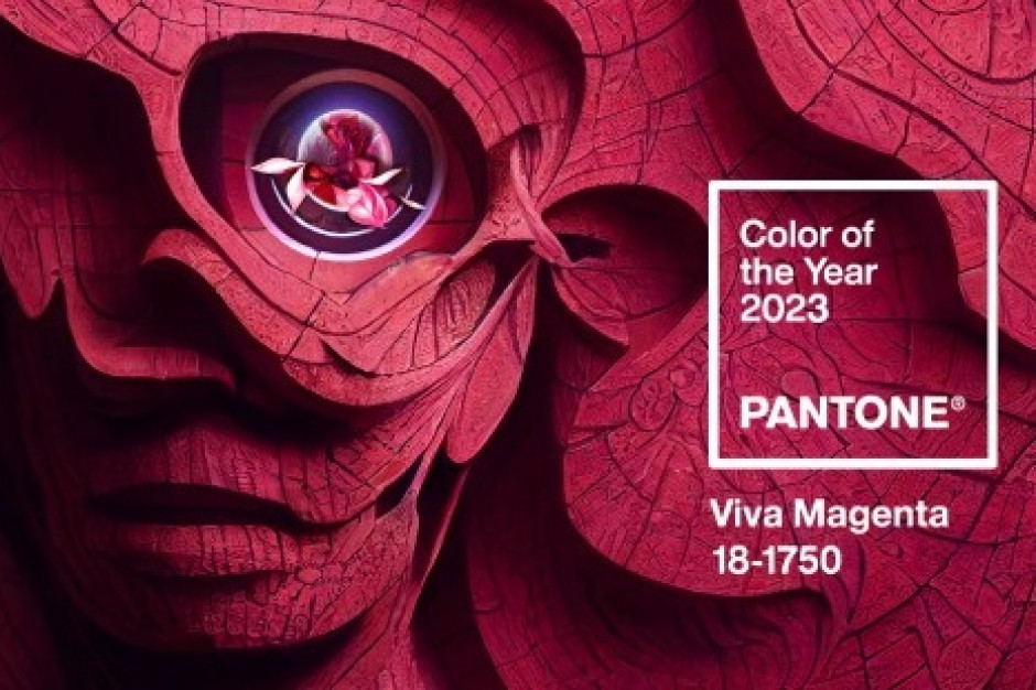 Kolor Roku 2023 to Viva Magenta - wibrujący energią, odważny, nieustraszony