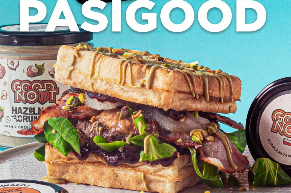Specjał Pasibusa na Tłusty Czwartek to Pasigood w gofrze. Jak wygląda burger na słodko?