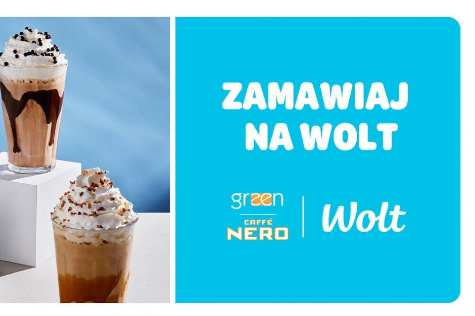 Green Caffè Nero dołącza do Wolt. "Segment szybkich dostaw prężnie się rozwija"